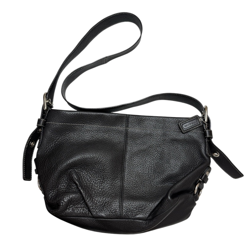 COACH East West Legacy Pebbled Leather Convertible Crossbody Bag F15065